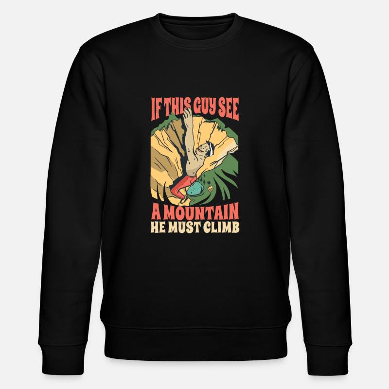 Escalade pour l’escalade - Sweat bio CHANGER Stanley/Stella Unisexe - noir