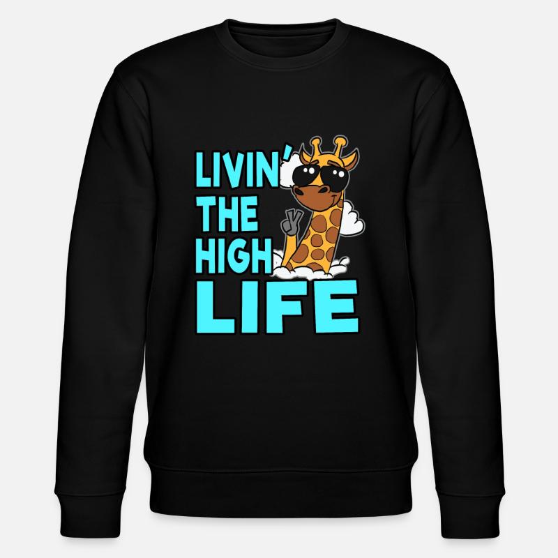 High Life - Stanley/Stella Unisex Bio-Sweatshirt CHANGER  - Schwarz