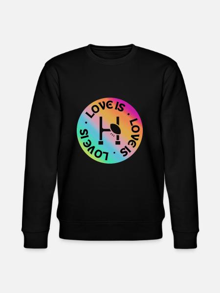 Rugby : L’amour l’est. - Sweat bio CHANGER Stanley/Stella Unisexe - noir