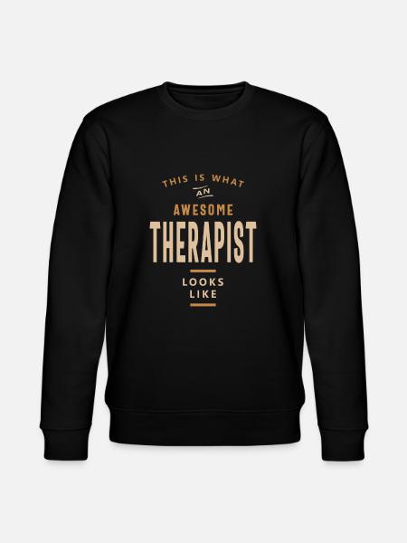 Therapist - Stanley/Stella CHANGER Unisex Organic Sweatshirt - black