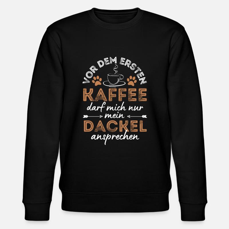 Teckel Café Chien Café - Sweat bio CHANGER Stanley/Stella Unisexe - noir