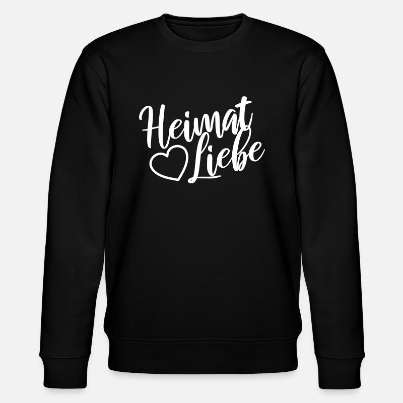 Heimatliebe - Stanley/Stella Unisex Bio-Sweatshirt CHANGER  - Schwarz