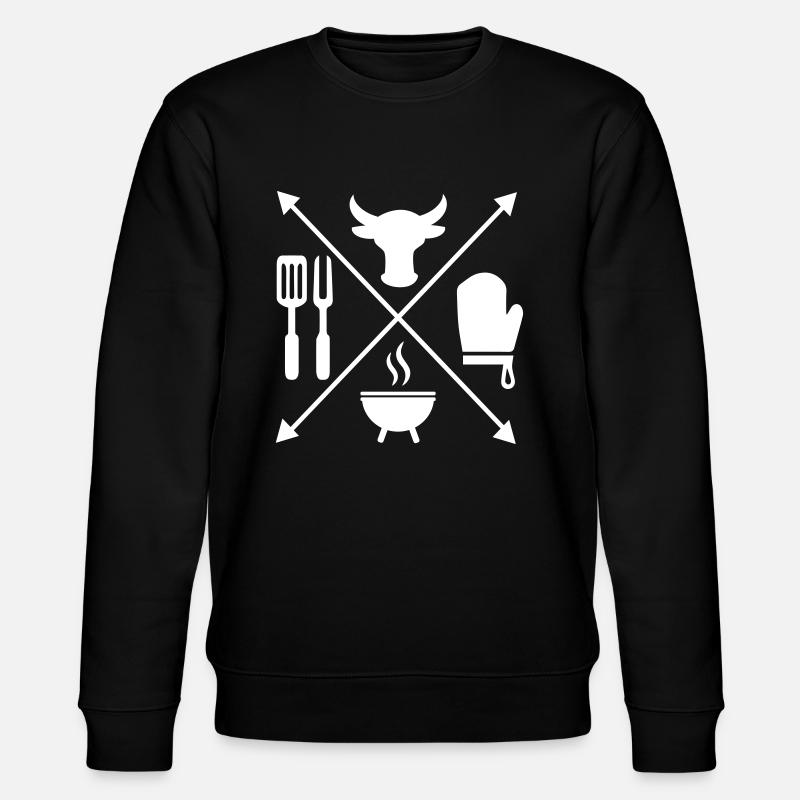 grillage - Sweat bio CHANGER Stanley/Stella Unisexe - noir