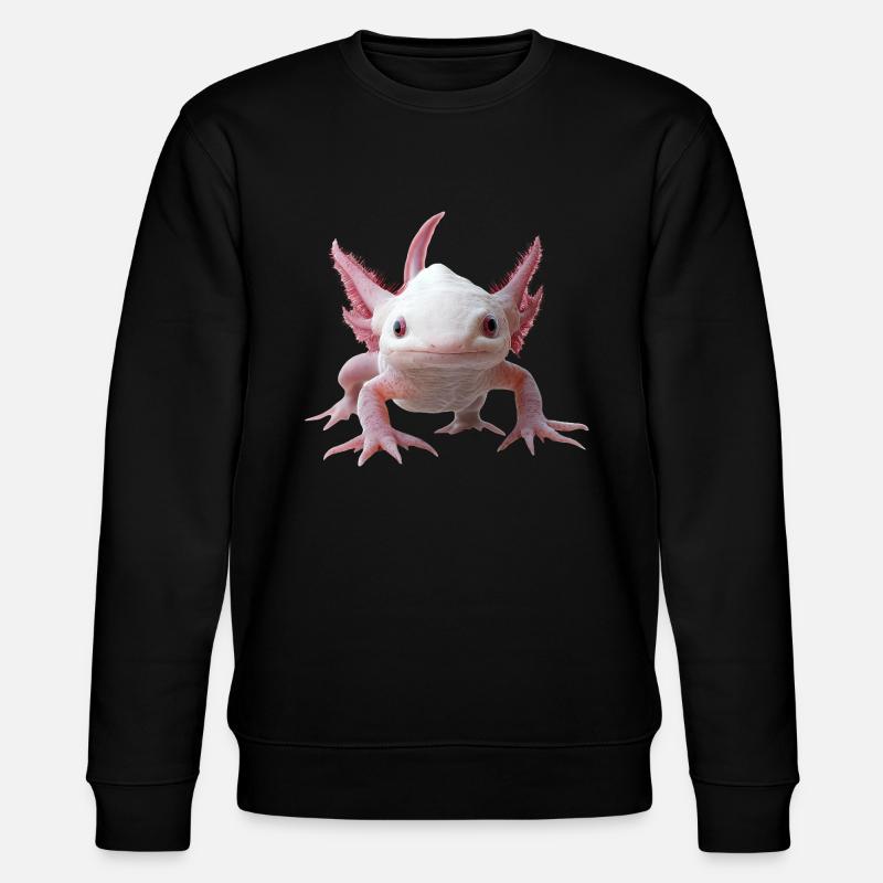Axolotl - Stanley/Stella Unisex Bio-Sweatshirt CHANGER  - Schwarz