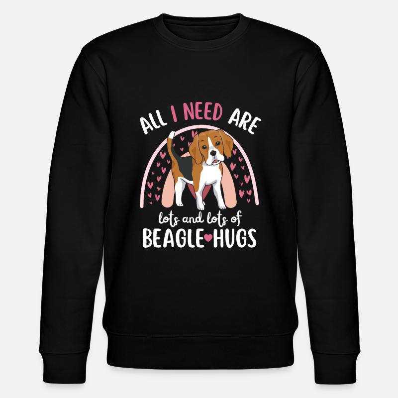 Sweet Beagle Lover Kawaii - Sweat bio CHANGER Stanley/Stella Unisexe - noir
