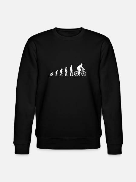 Bicycle / cycling / evolution - Stanley/Stella CHANGER Unisex Organic Sweatshirt - black