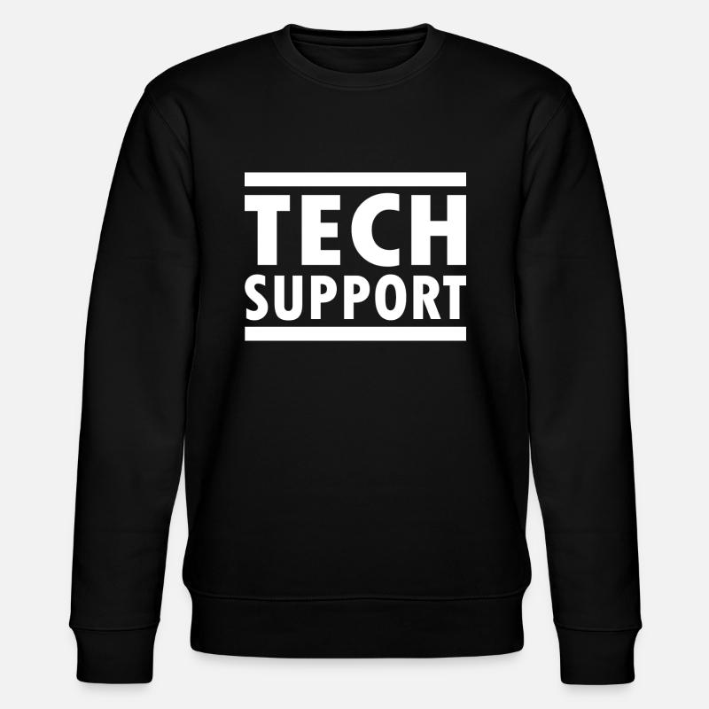 tech support - Sweat bio CHANGER Stanley/Stella Unisexe - noir