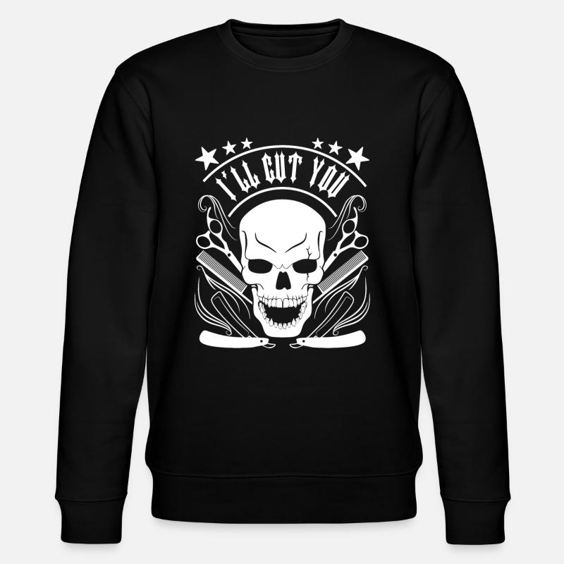 Haarschnitt - Stanley/Stella Unisex Bio-Sweatshirt CHANGER  - Schwarz