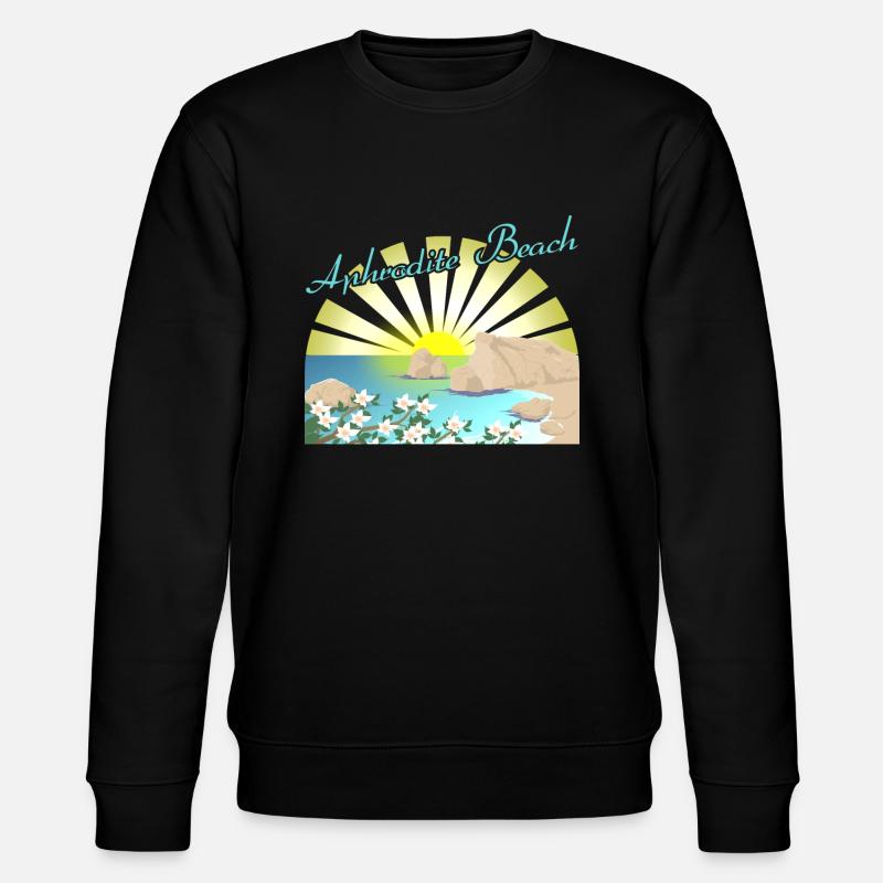 Aphrodite Beach - Stanley/Stella CHANGER Unisex Organic Sweatshirt - black