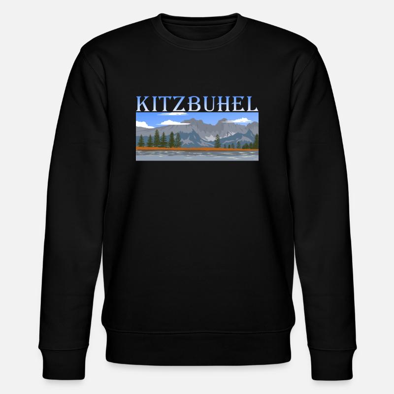 Kitzbühel - Stanley/Stella Unisex Bio-Sweatshirt CHANGER  - Schwarz
