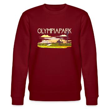 Park Munich - Stanley/Stella CHANGER Unisex Organic Sweatshirt - burgundy - Front - Nik (191cm) & Marisol (170cm)