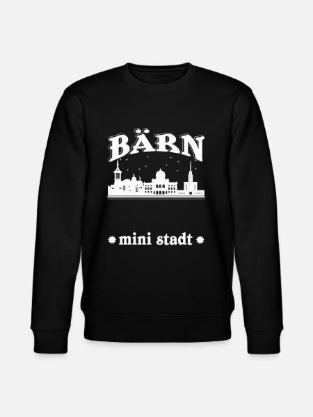 Bärn Skyline Bern - Stanley/Stella Unisex Bio-Sweatshirt CHANGER  - Schwarz