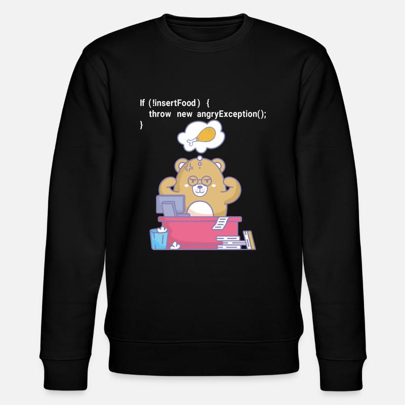 Hungry programming - Stanley/Stella CHANGER Unisex Organic Sweatshirt - black