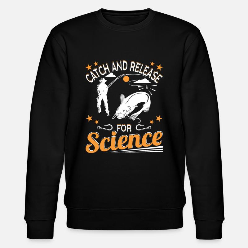 Biologe Fischen - Stanley/Stella Unisex Bio-Sweatshirt CHANGER - Schwarz