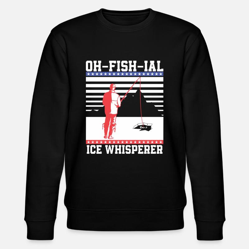Ofishial Eisfischer - Stanley/Stella Unisex Bio-Sweatshirt CHANGER  - Schwarz