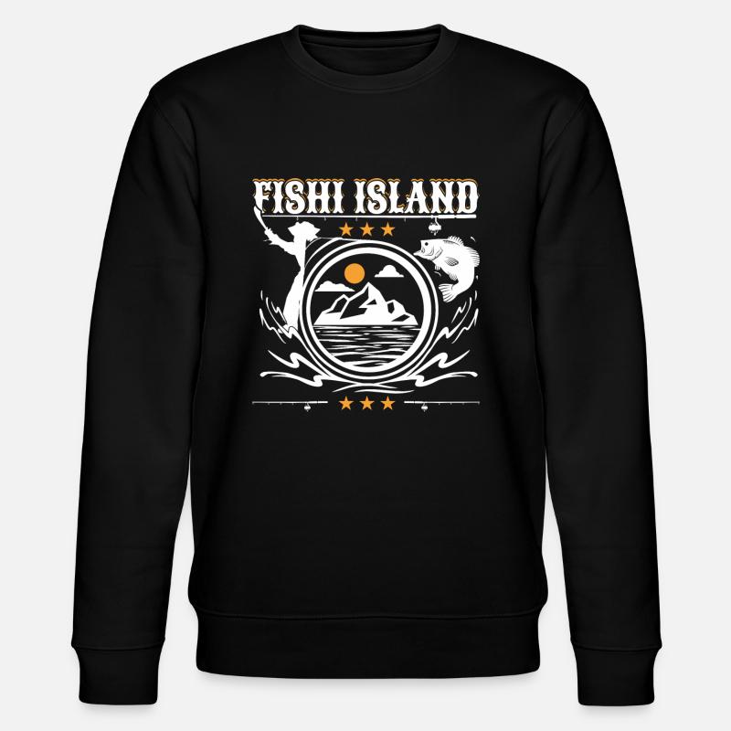 Fidschi Fischen - Stanley/Stella Unisex Bio-Sweatshirt CHANGER  - Schwarz