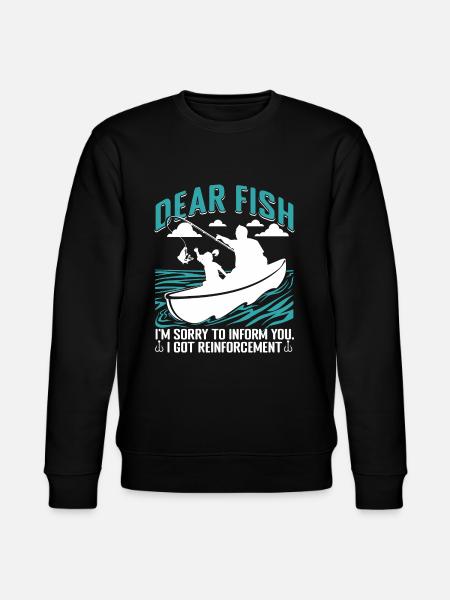 Fishing - Stanley/Stella CHANGER Unisex Organic Sweatshirt - black