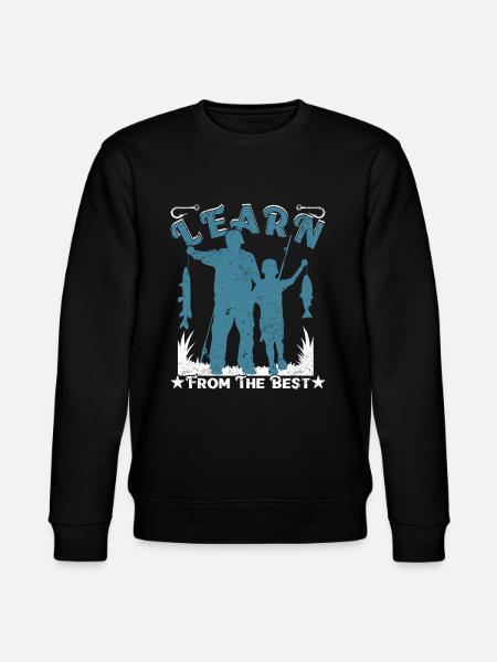 Learn from Dad - Stanley/Stella CHANGER Unisex Organic Sweatshirt - black