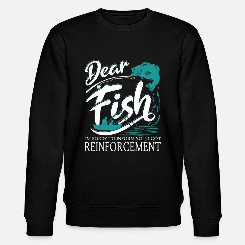 Pêche amusante - Sweat bio CHANGER Stanley/Stella Unisexe - noir