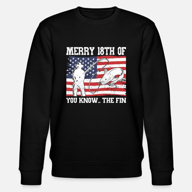 Merry 18. Biden - Stanley/Stella Unisex Bio-Sweatshirt CHANGER  - Schwarz