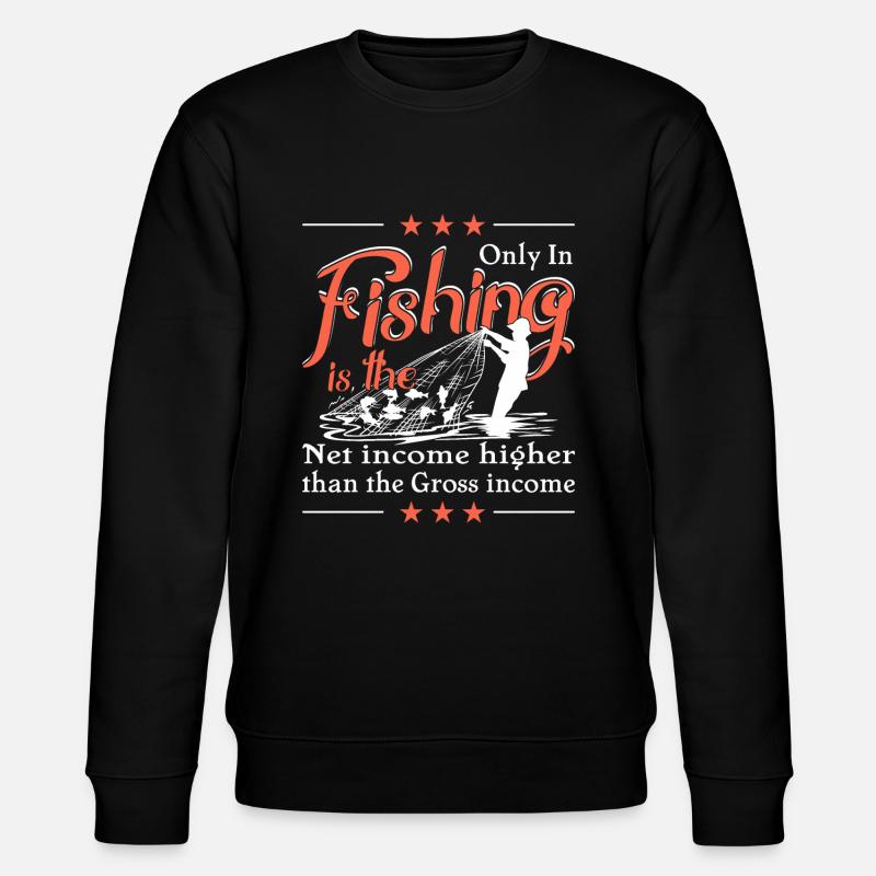 Pêche au filet - Sweat bio CHANGER Stanley/Stella Unisexe - noir