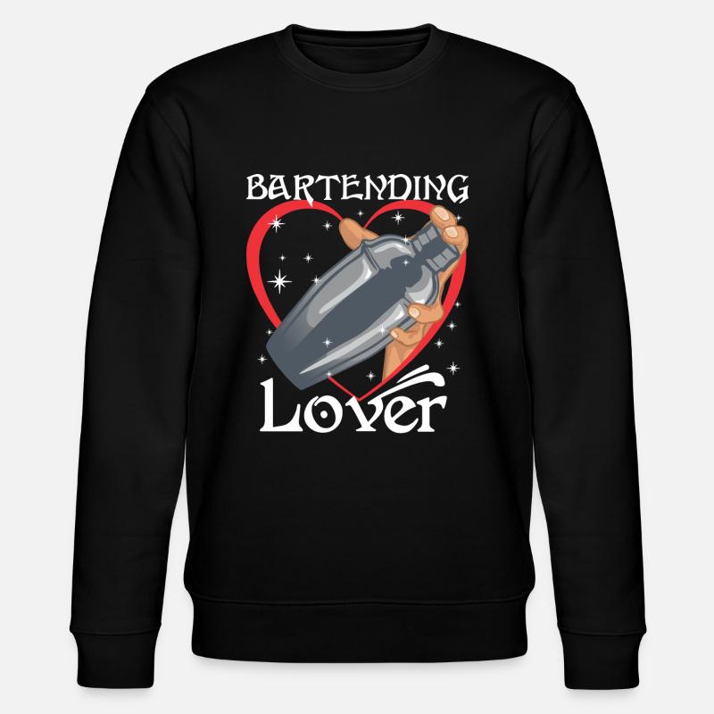 Bartending lover - Stanley/Stella Unisex Bio-Sweatshirt CHANGER  - Schwarz