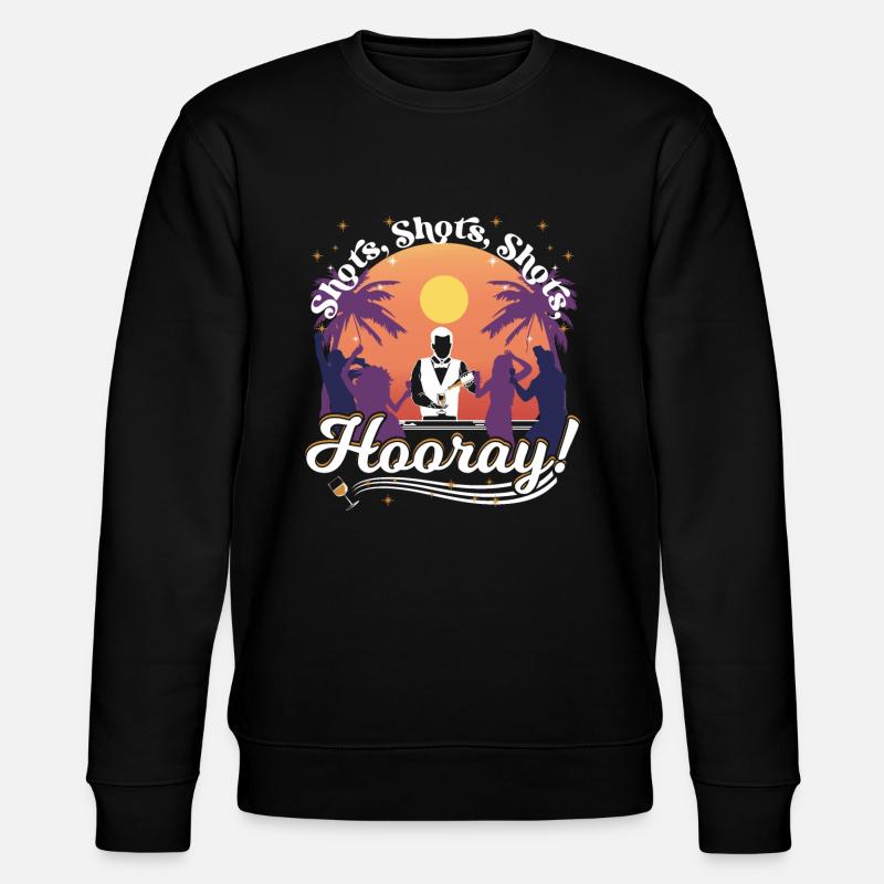 Shots - Stanley/Stella Unisex Bio-Sweatshirt CHANGER  - Schwarz