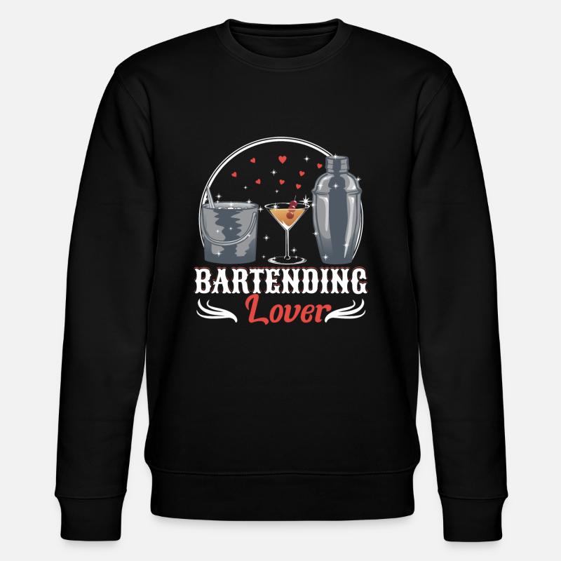 Bartending lover - Stanley/Stella CHANGER Unisex Organic Sweatshirt - black