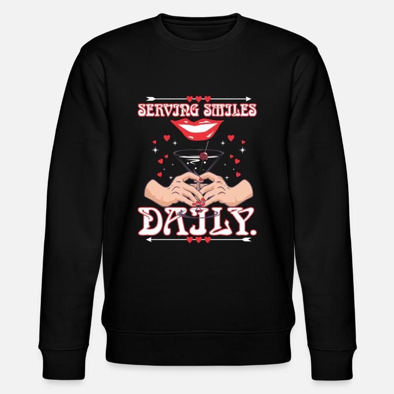 Serving Bartender - Stanley/Stella CHANGER Unisex Organic Sweatshirt - black