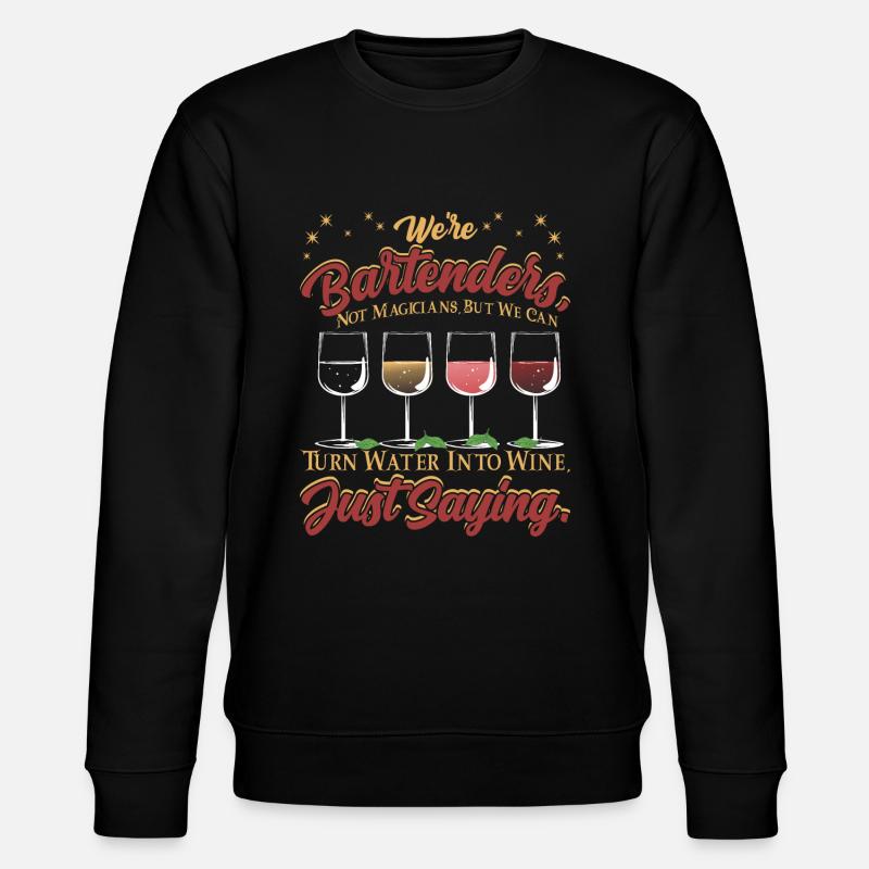 Bartender magic - Stanley/Stella CHANGER Unisex Organic Sweatshirt - black