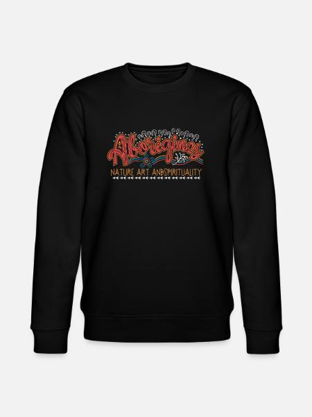 Aboriginal natur - Stanley/Stella økologisk unisex-sweatshirt CHANGER - sort