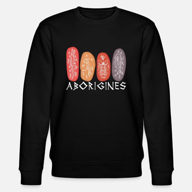 Aboriginal - Stanley/Stella CHANGER Unisex Organic Sweatshirt - black