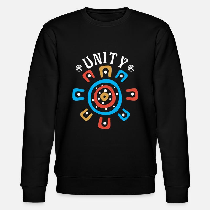 Australian Unity - Stanley/Stella Unisex Bio-Sweatshirt CHANGER  - Schwarz