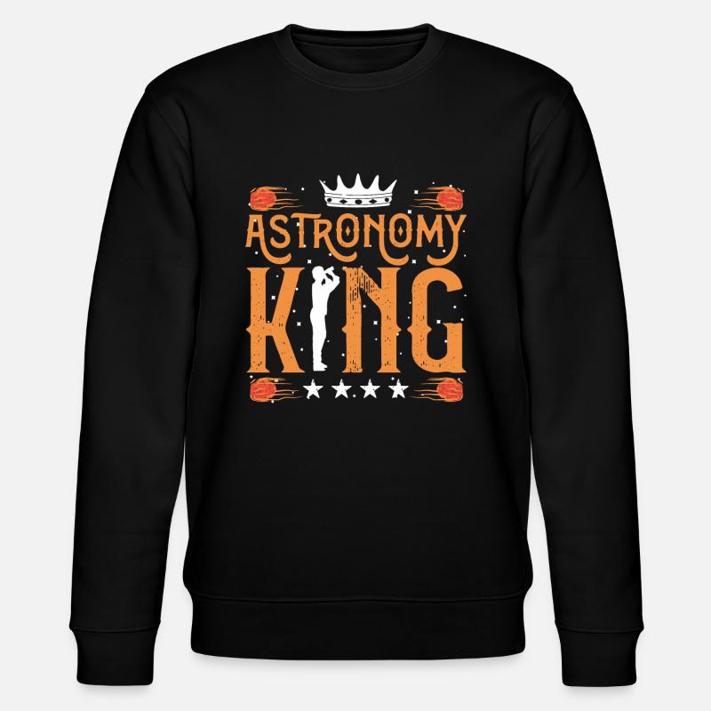 Astrophysics King - Stanley/Stella CHANGER Unisex Organic Sweatshirt - black