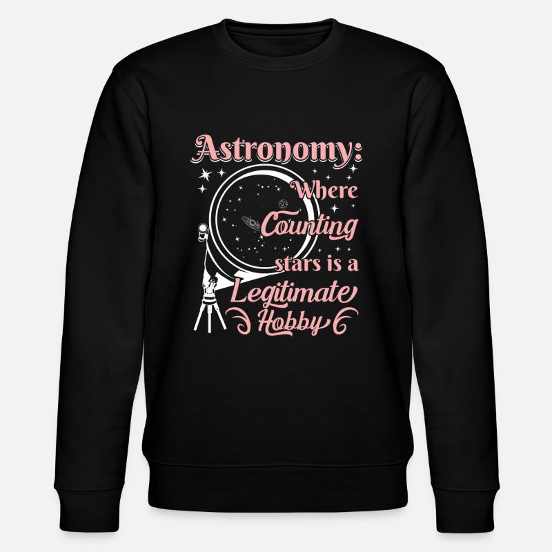 Sterne zählen - Stanley/Stella Unisex Bio-Sweatshirt CHANGER  - Schwarz