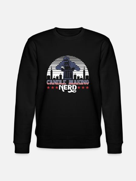 Candle making Nerd - Stanley/Stella CHANGER Unisex Organic Sweatshirt - black