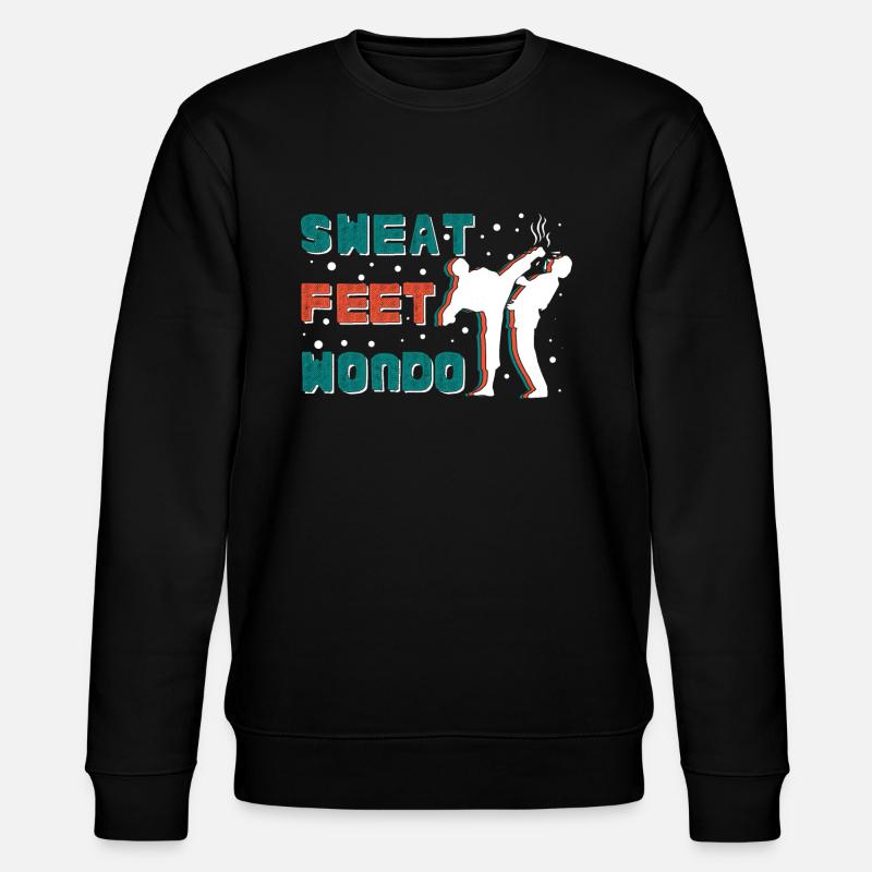 Sweat feet wondo - Stanley/Stella CHANGER Unisex Organic Sweatshirt - black