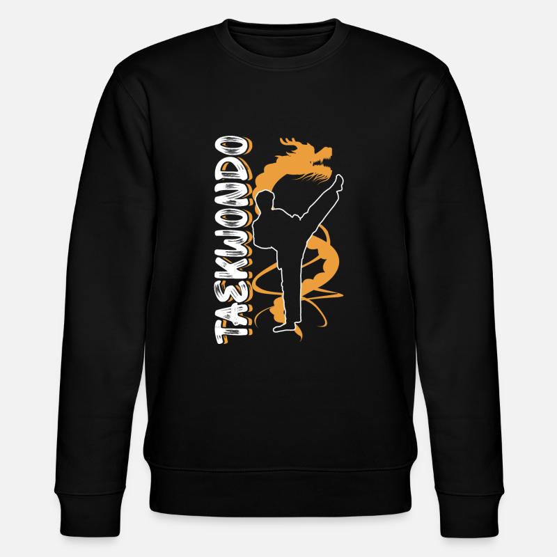 taekwondo - Stanley/Stella CHANGER Unisex Organic Sweatshirt - black