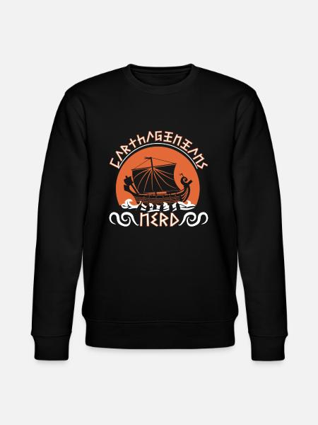 Carthaginians nerd - Stanley/Stella CHANGER Unisex Organic Sweatshirt - black