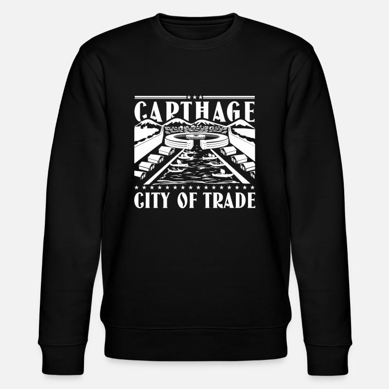 Carthage Cité de Commerce - Sweat bio CHANGER Stanley/Stella Unisexe - noir