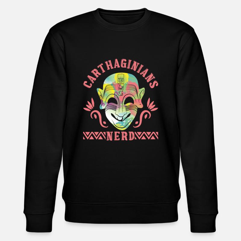 Carthaginians nerd - Stanley/Stella CHANGER Unisex Organic Sweatshirt - black