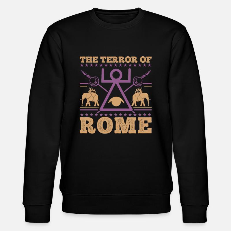 Der Terror von Rom - Stanley/Stella Unisex Bio-Sweatshirt CHANGER - Schwarz