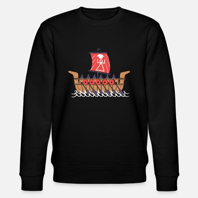 Navire de combat Carthage - Sweat bio CHANGER Stanley/Stella Unisexe - noir
