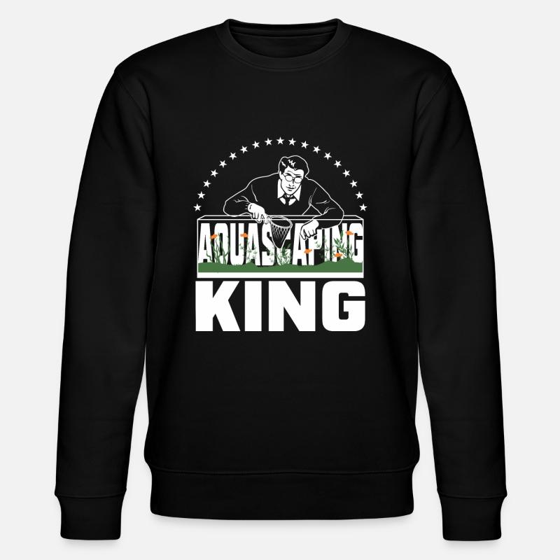 Aquascaping King - Stanley/Stella CHANGER Unisex Organic Sweatshirt - black
