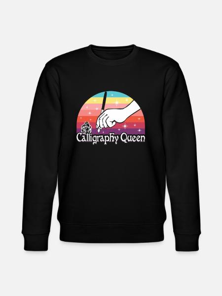 Calligraphy Queen - Stanley/Stella CHANGER Unisex Organic Sweatshirt - black