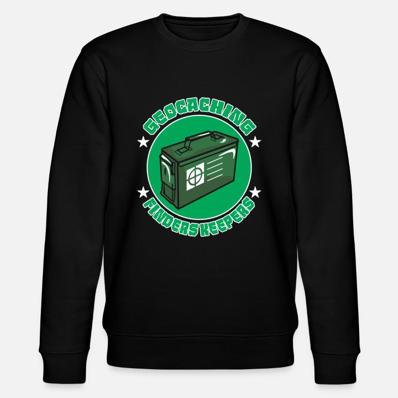 Géocaching finders gardiens - Sweat bio CHANGER Stanley/Stella Unisexe - noir