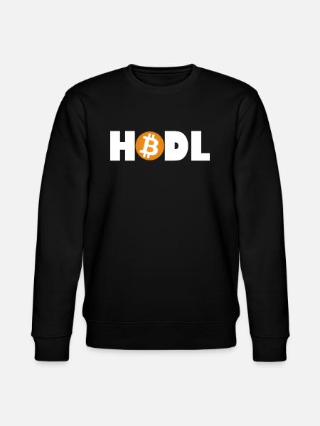 Bitcoin HODL Mode: Enabled - Stanley/Stella CHANGER Unisex Organic Sweatshirt - black