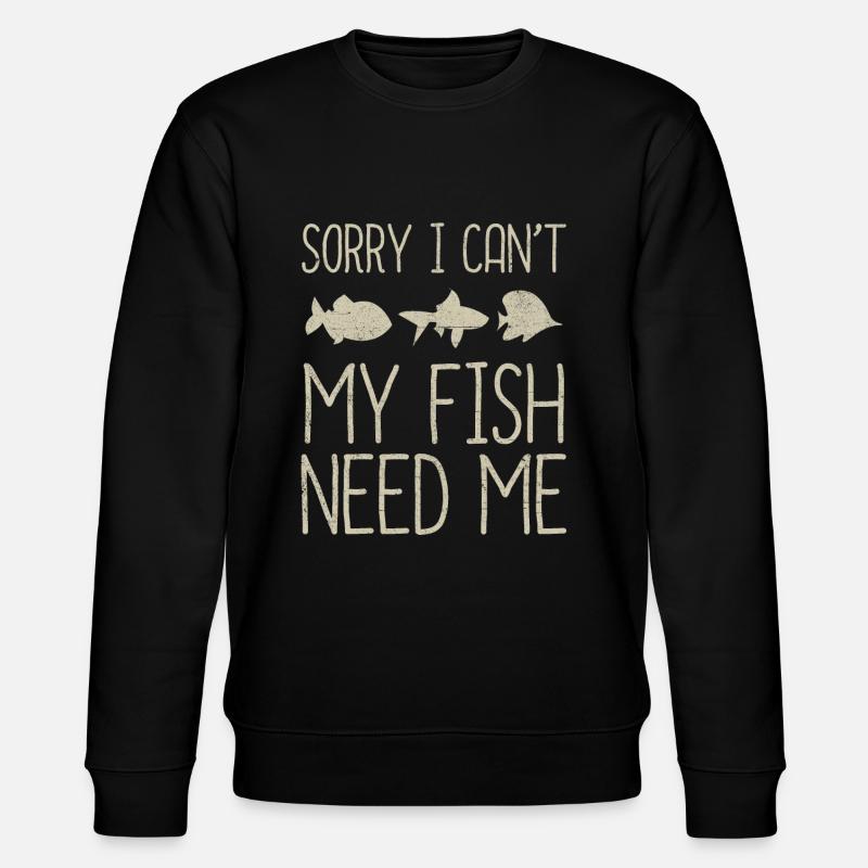 Aquarium - Stanley/Stella Unisex Bio-Sweatshirt CHANGER  - Schwarz
