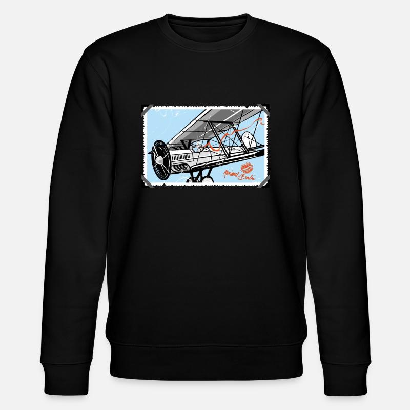 Doppeldecker - Stanley/Stella Unisex Bio-Sweatshirt CHANGER  - Schwarz