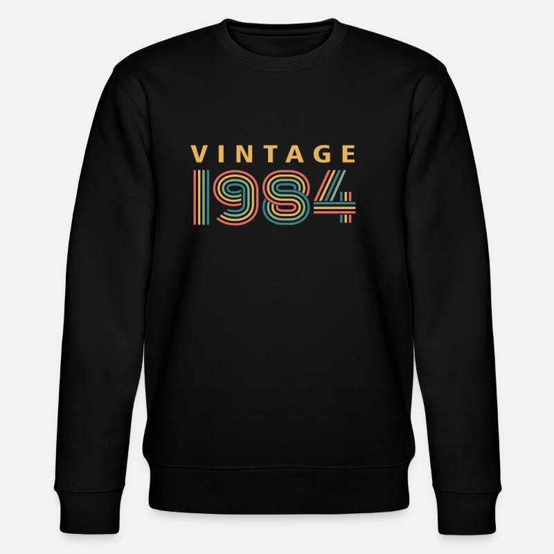 millésime 1984 - Sweat bio CHANGER Stanley/Stella Unisexe - noir